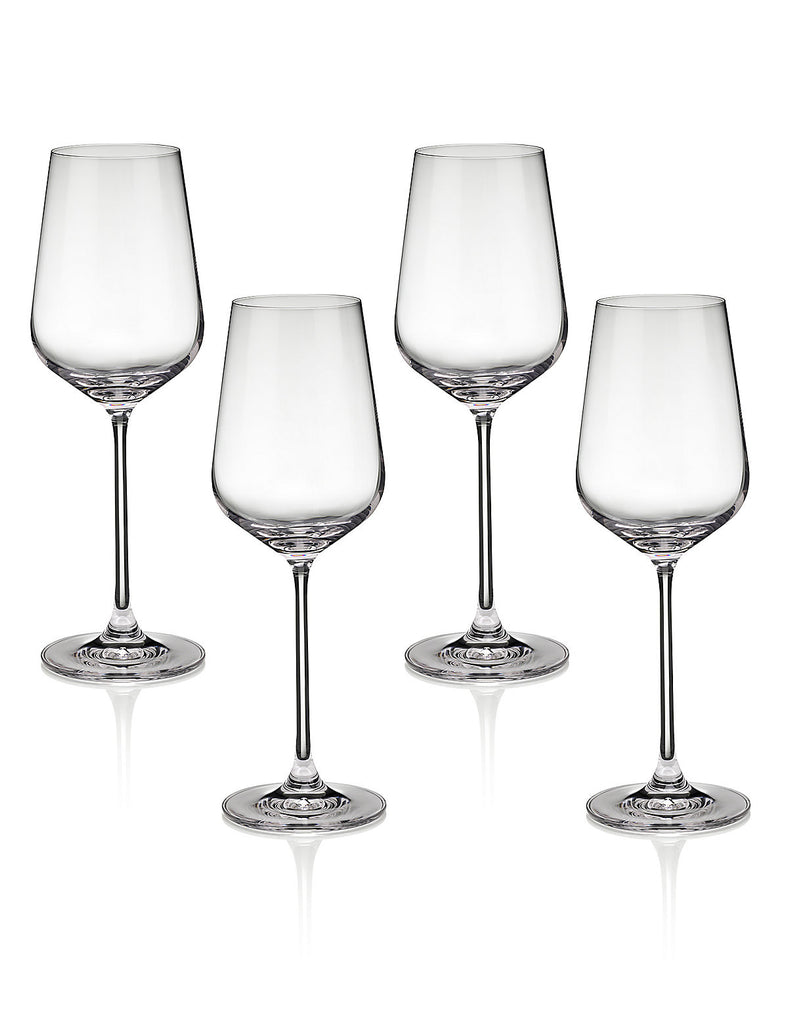 4 Nova White Wine Glasses