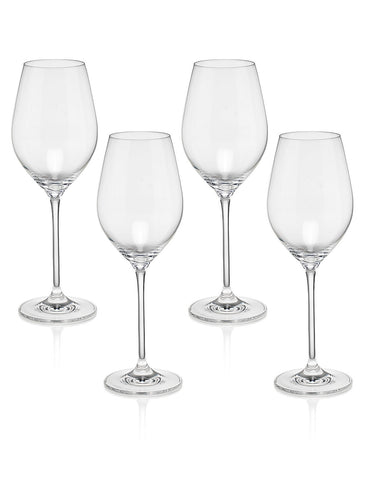 4 Sommelier Refreshing White Wine Glasses
