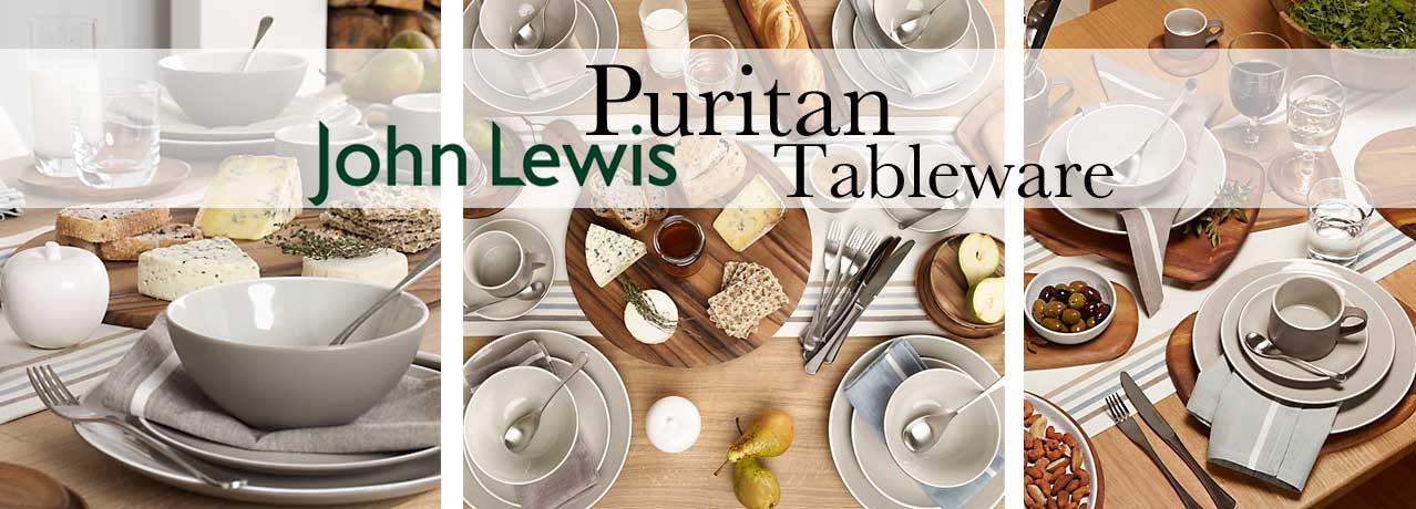 John Lewis Puritan Tableware Collection