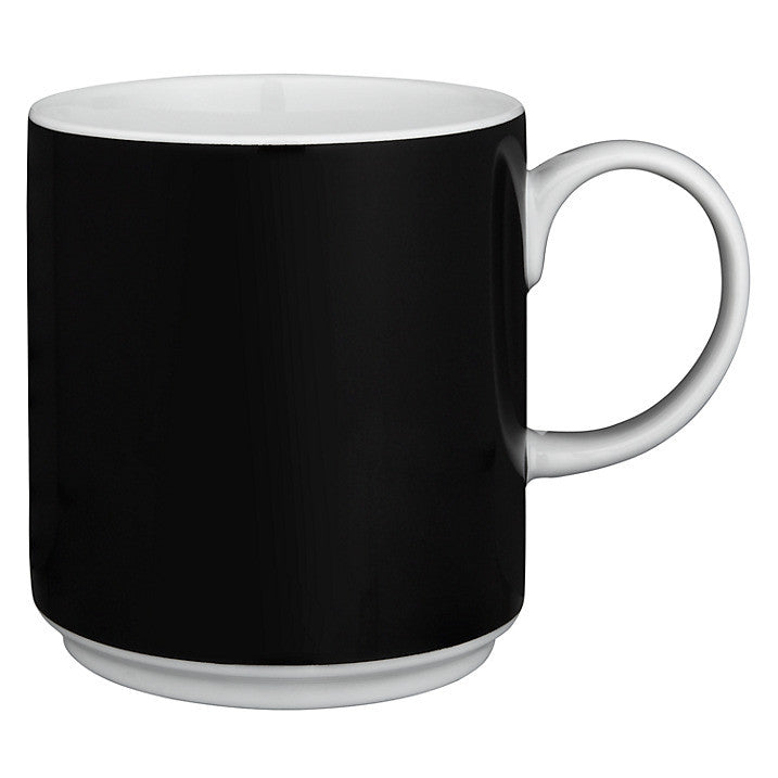 House by John Lewis Marbles Black Mug