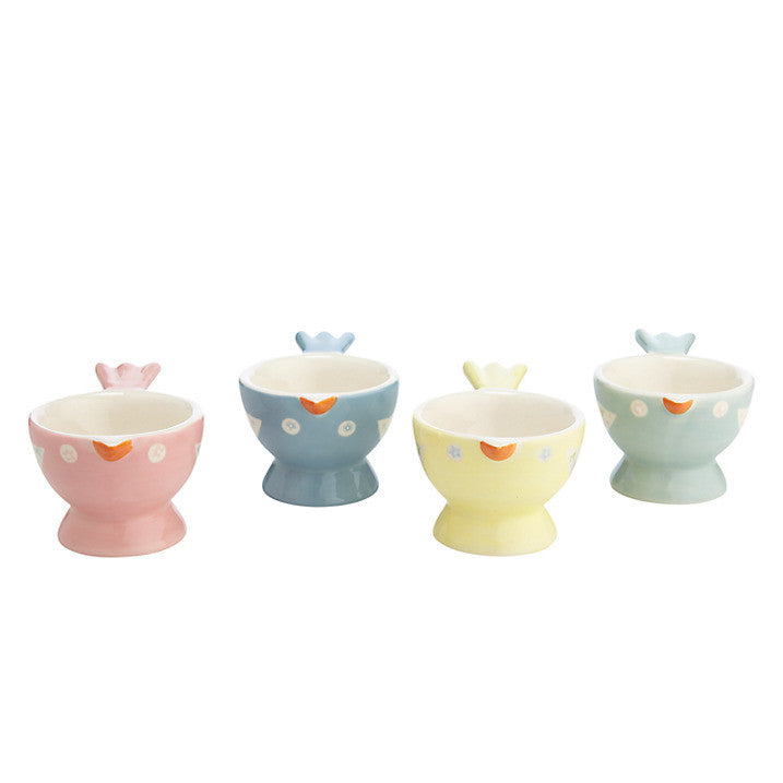 John Lewis Polly's Pantry Egg Cups, Multi, Set Of 4