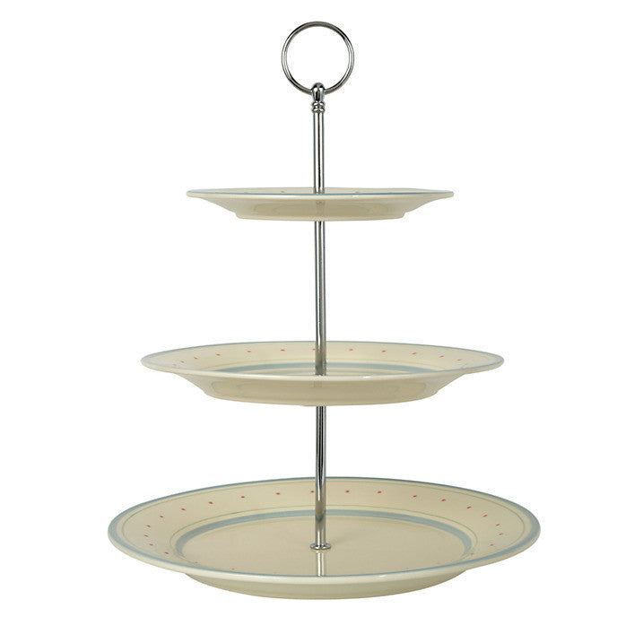 John Lewis Polly's Pantry Three Tier Cake Stand, Multi