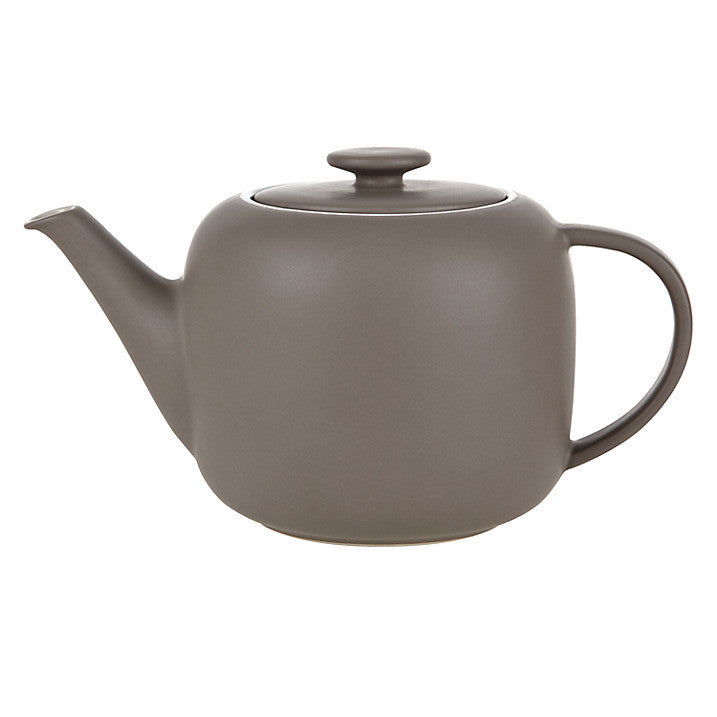 John Lewis Puritan Teapot, 1.1L, Mocha