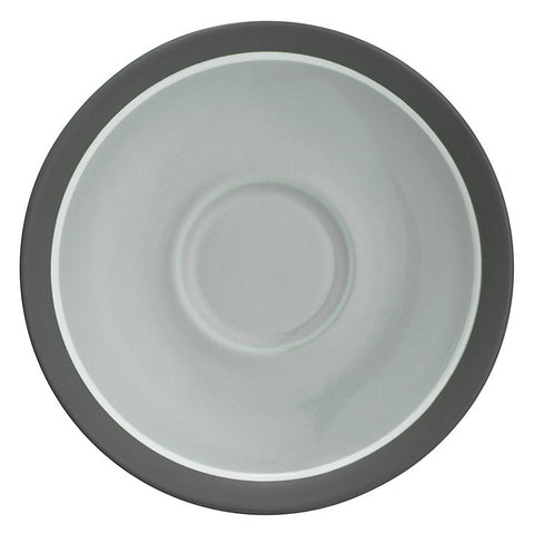 John Lewis Puritan Curved Espresso Cup & Saucer, Grey