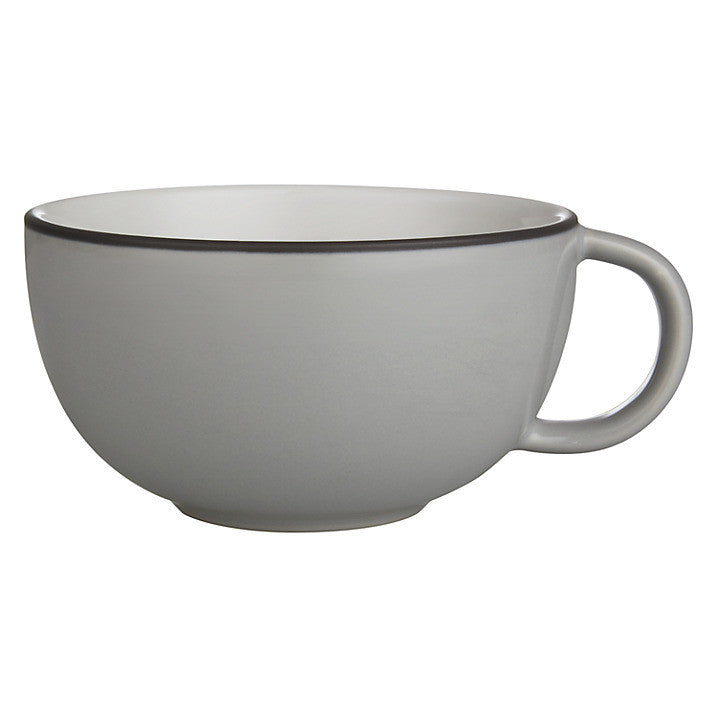 John Lewis Puritan Cappuccino Cup, Light Grey