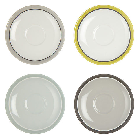 John Lewis Puritan Set 4 Espresso Cups and Saucers