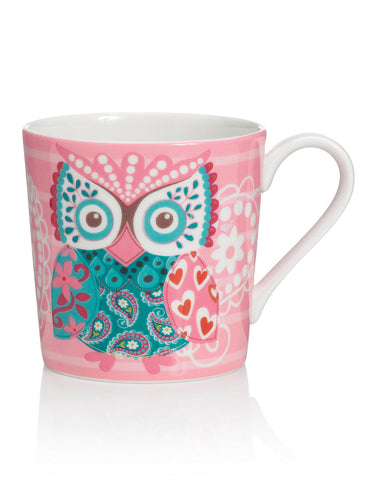 Paisley Owl Design Mug