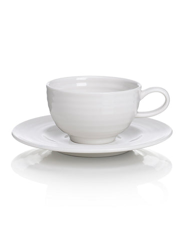 Calico Cup and Saucer Set