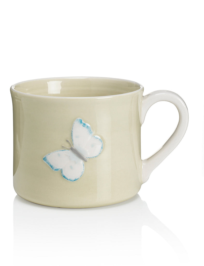 Embossed Butterfly Mug