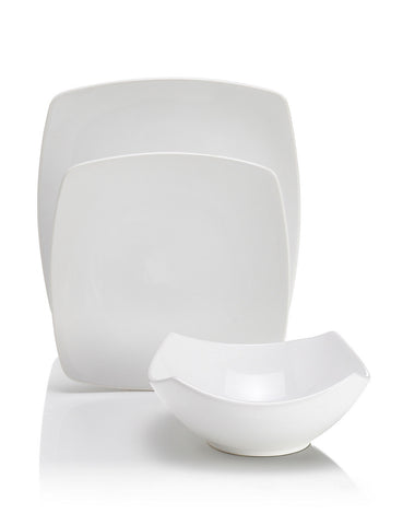 12 Piece Andante Square Dinner Set