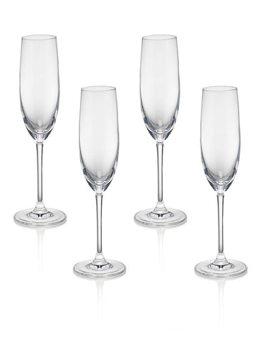 4 Sommelier Champagne Glasses