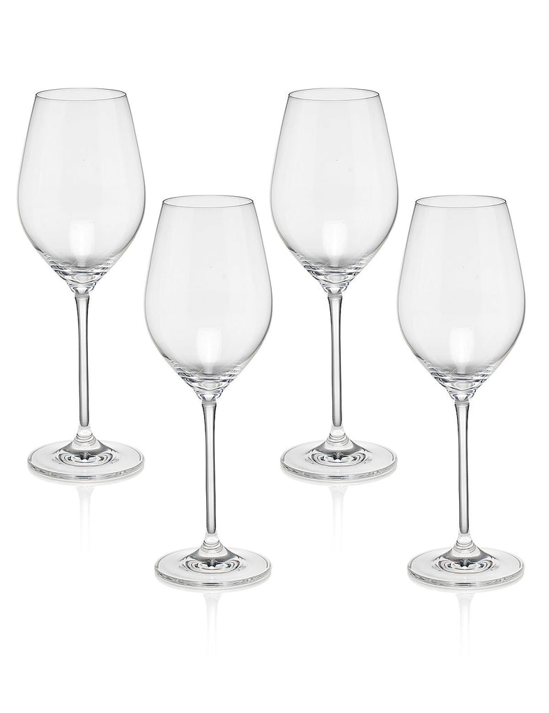 4 Sommelier Refreshing White Wine Glasses
