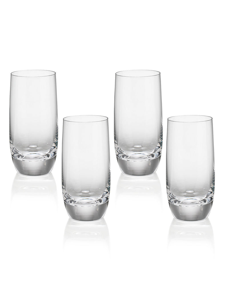 4 Sommelier Tall Mixer Glasses