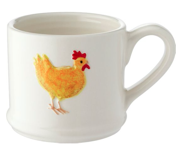Waitrose Embossed Chicken Mug