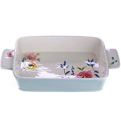Bluebellgray Hand Paint Large Oven Dish