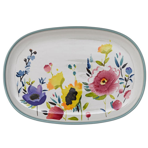 Bluebellgray Hand Paint Serving Plate