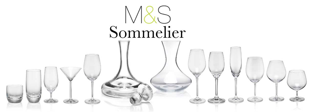 Marks and Spencer Sommelier glass collection