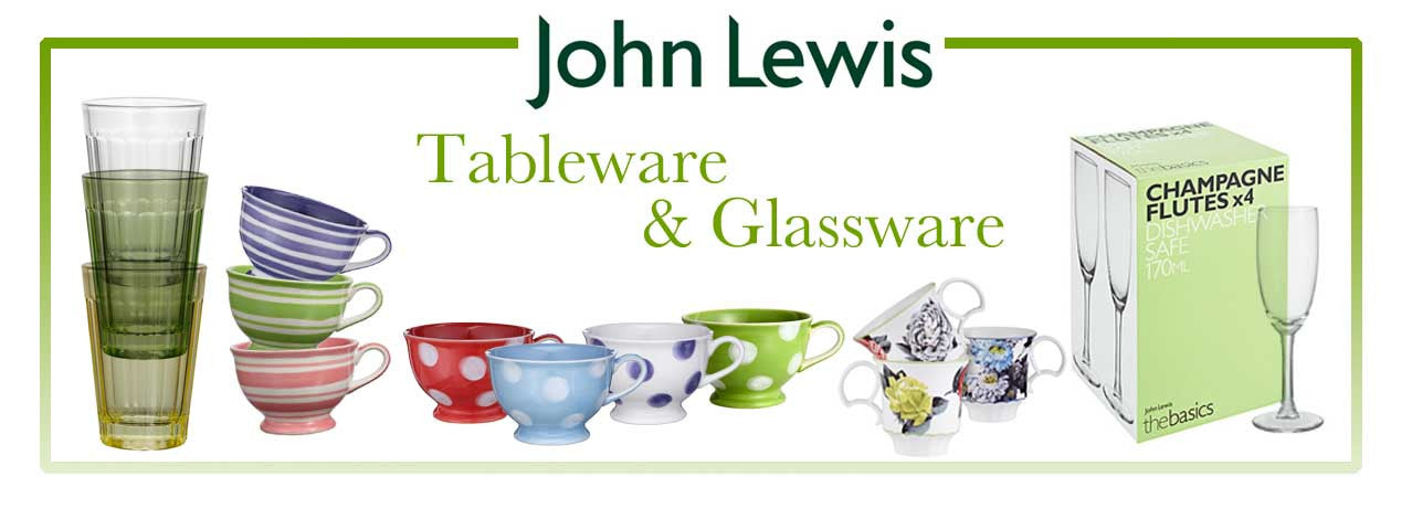 John Lewis Tableware and Glassware